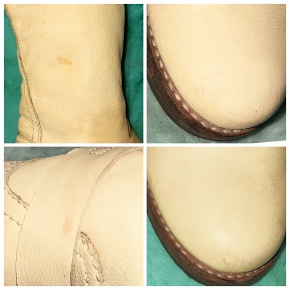 Frye Veronica Tan Leather Heeled Boots Size 7